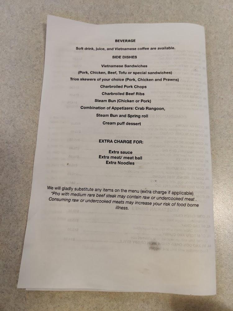 Pho On Broadway Menu image 2